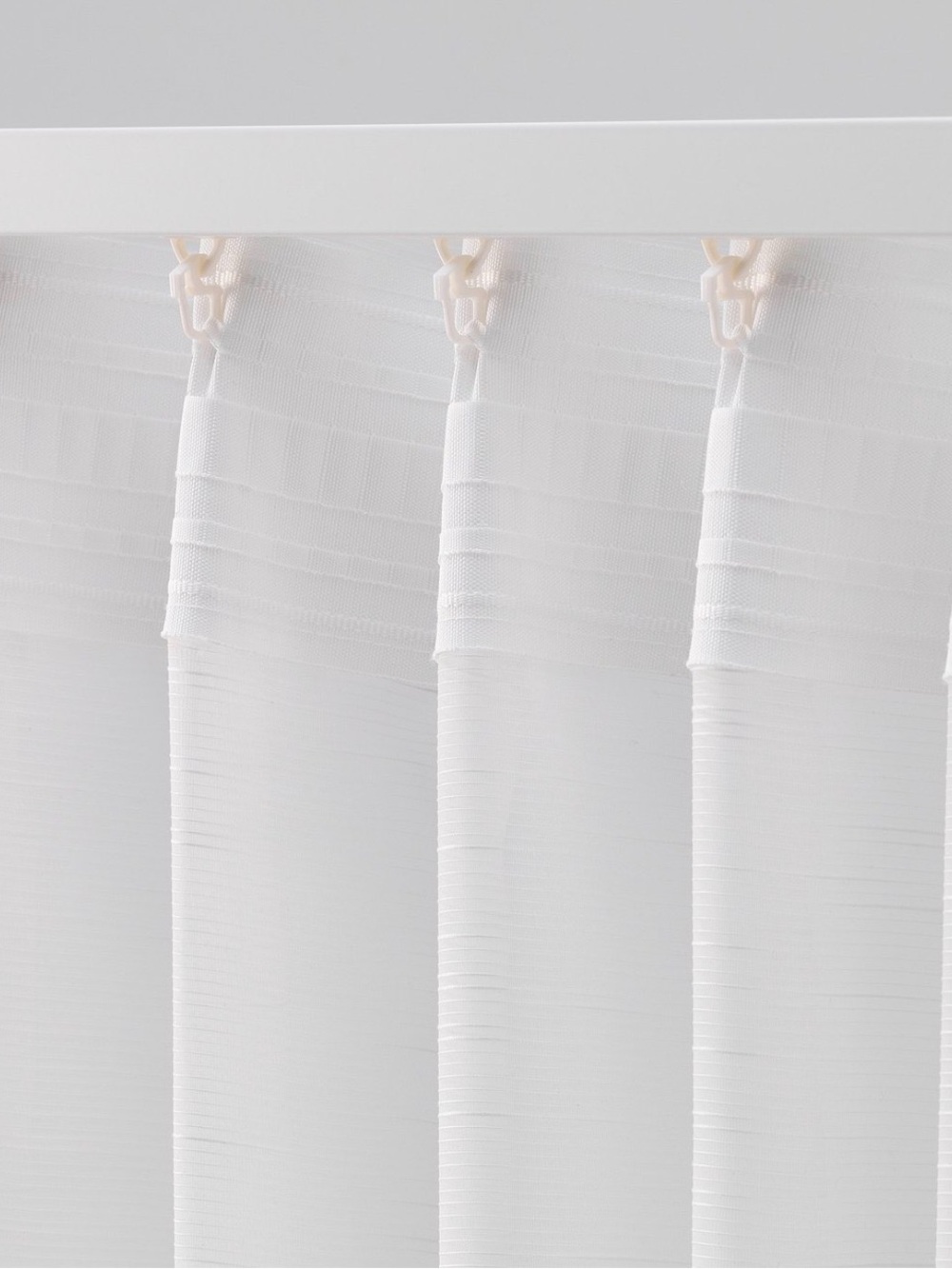 IKEA Gjertrud sheer curtains, white with heading tape 57”x98” - Picture 5 of 6